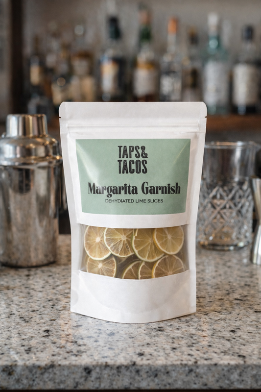 40+ Dehydrated Lime Wheels – Premium Cocktail Garnish (100% Natural)